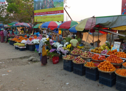 Marktplatz am alten Standort 2014